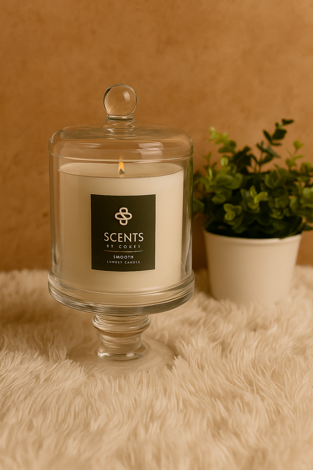 ScentsByCokes Hand‑Poured Luxury Soy Wax Candle –Smooth Luxe Candle- Pear | Freesia | Amber Musk- 45.5oz