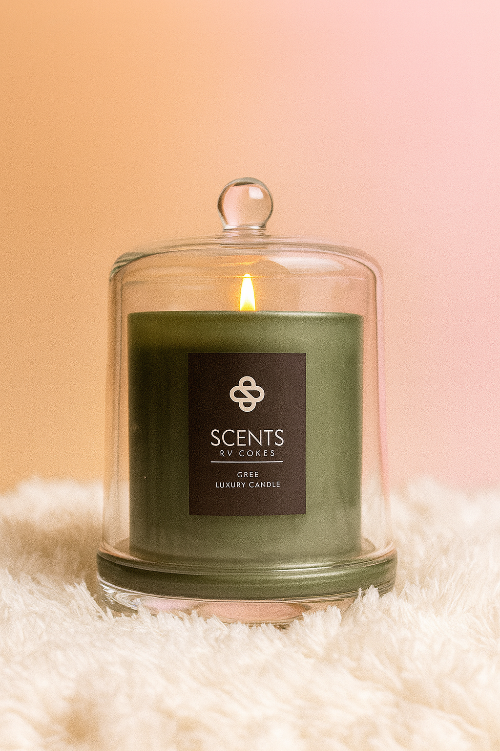 ScentsByCokes Hand‑Poured Luxury Soy Wax Mini Candle – 1.10 oz | Lychee | White Tea | Pink Musk